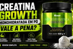 Creatina Growth Monohidratada em Pó