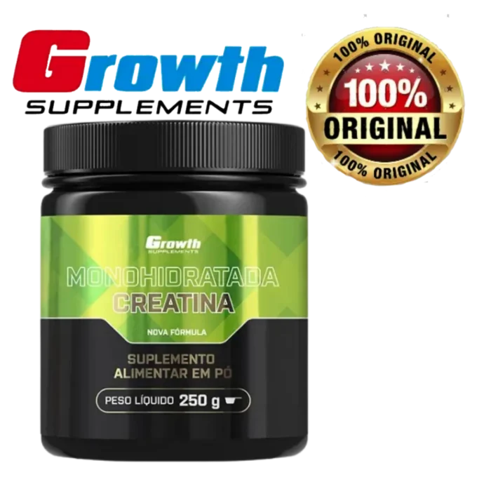 Qual a Melhor Creatina para Mulheres Depois dos 50 Anos! 2 Creatina Monohidratada 100g Growth Supplements - Sem Sabor em Pó