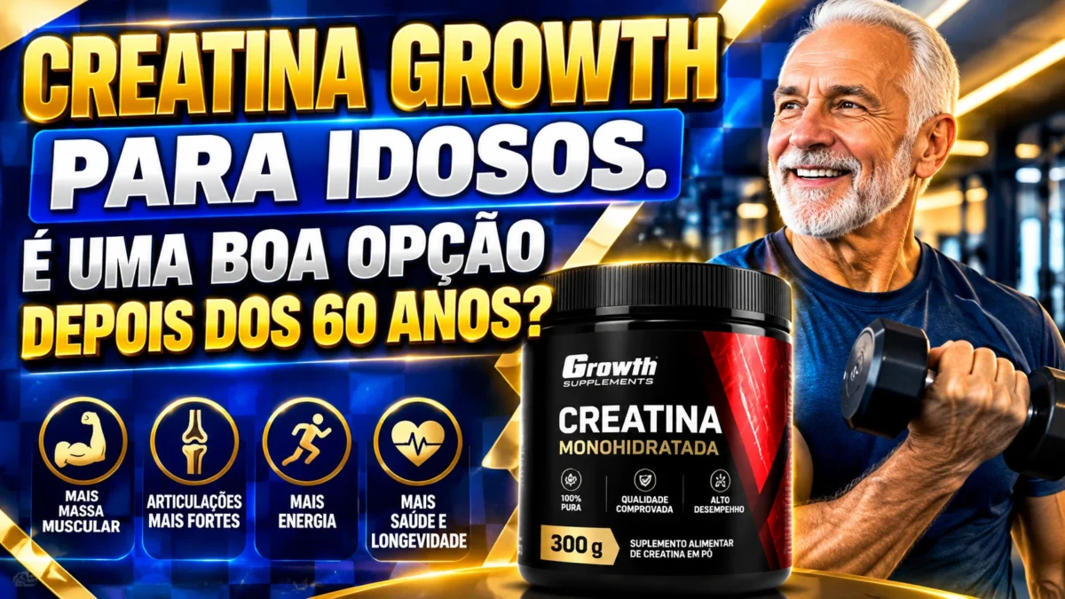 Creatina Growth para Idosos Vale a Pena Depois dos 60