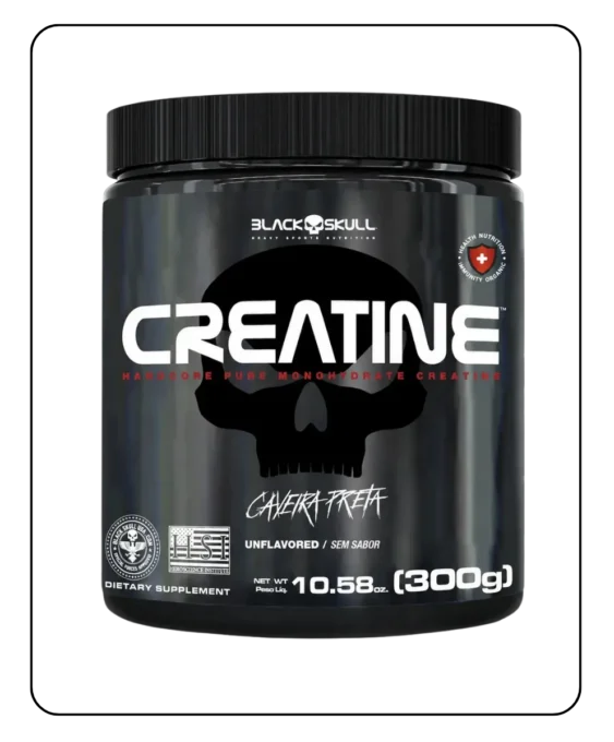 As 10 Creatinas Mais Recomendadas em 2026, as Boas e Baratas 20 Creatina Monohidratada Black Skull