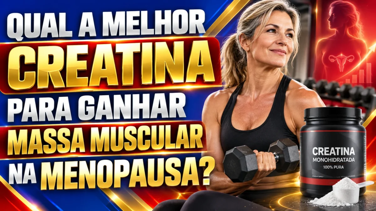 melhor creatina para ganhar massa muscular na menopausa