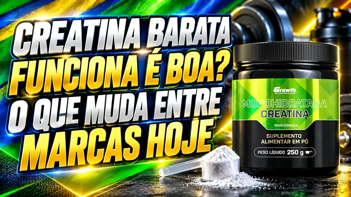 Creatina Barata Funciona é Boa O Que Muda Entre Marcas Hoje