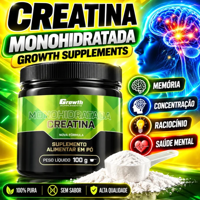 Creatina Faz Bem para o Cérebro? Memória e Saúde Mental 5 Dúvidas comuns sobre creatina e cérebro